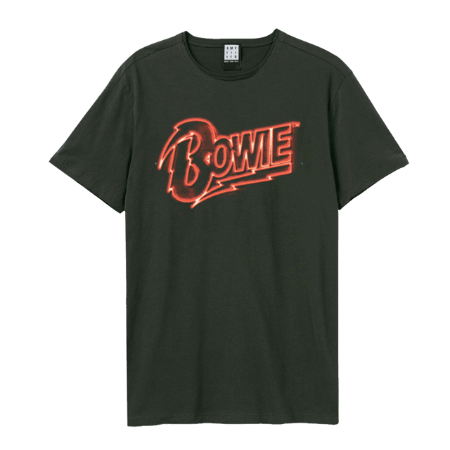 Neon Charcoal David Bowie Tee (Small) - 1