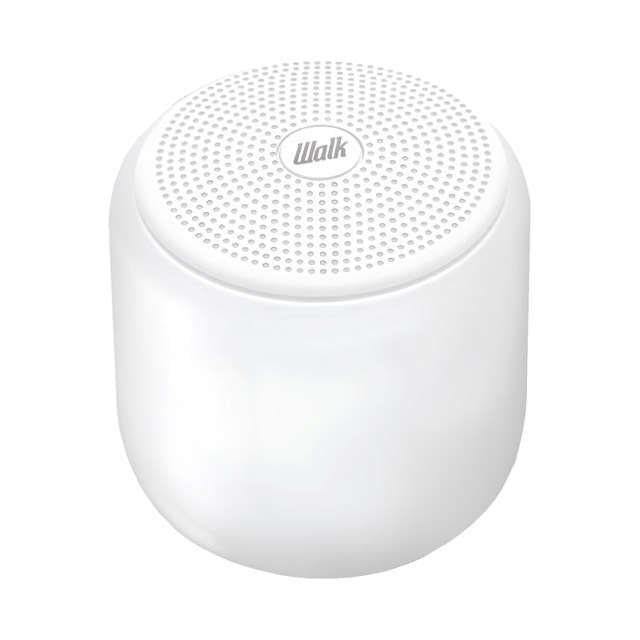 Walk Audio Atom White Bluetooth Speaker - 1