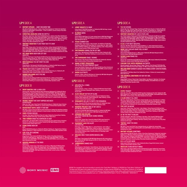 NOW Yearbook 1999 - Magenta Red 3LP - 3