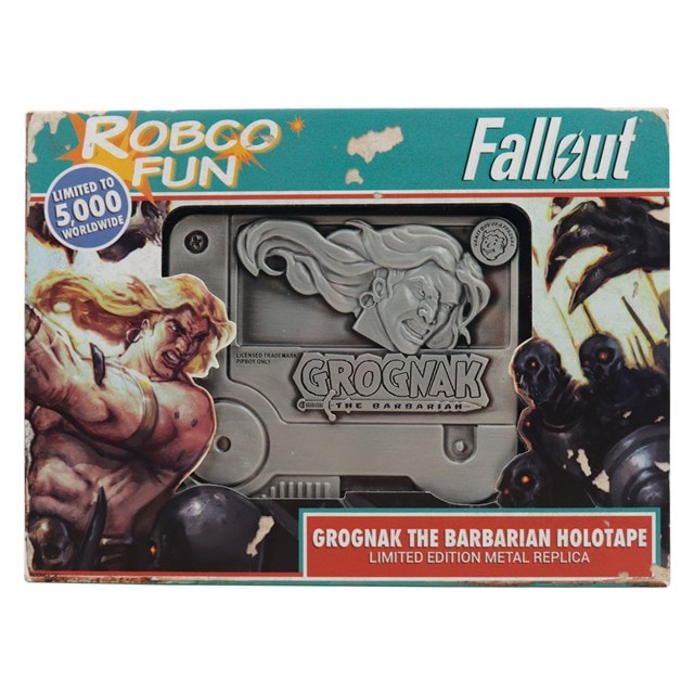 Grognak The Barbarian Holotape Fallout Metal Replica - 4