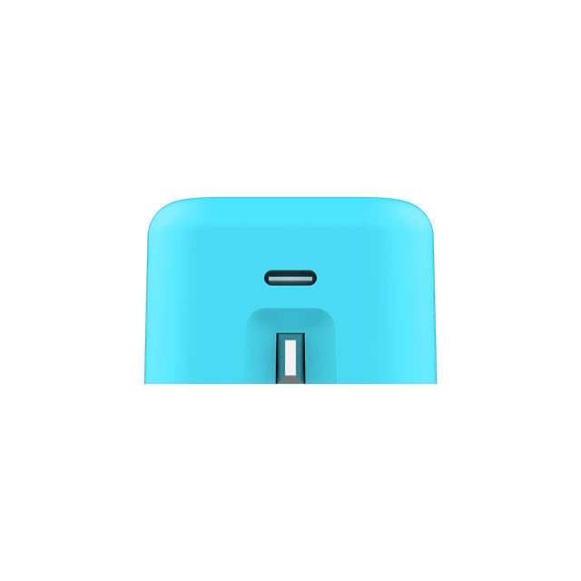 SmartCharger Pro Neon Blue 20W Wall Plug and USB-C Cable Pack - 6