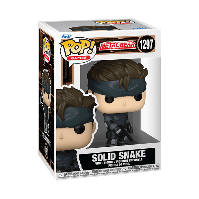 Solid Snake 1297 Metal Gear Solid Funko Pop Vinyl - 2