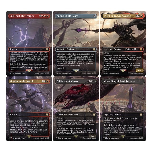 Magic The Gathering The Lord Of The Rings Tales Of Middle Earth Scene Box Trading Cards Mystery Pack - 3