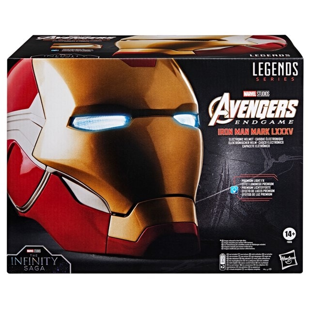 Iron Man Marvel Legends Series Premium Electronic Helmet with Light FX Avengers: Endgame - 14