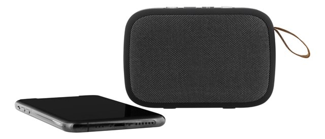 Streetz 3W Black Bluetooth Speaker With FM Radio - 3