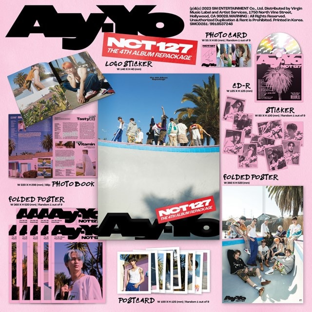 NCT 127 the 4th Album Repackage 'Ay-yo' (A Ver.) - 1