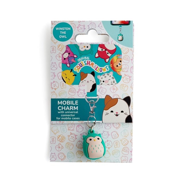 Lazerbuilt Squishmallows Winston the Owl Mobile Charm with Connection Pad - 8