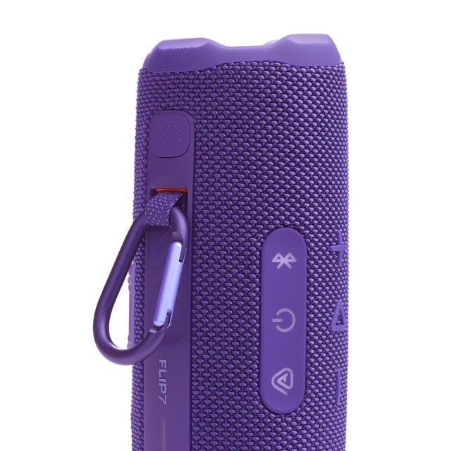 JBL Flip 7 Purple Bluetooth Speaker - 10