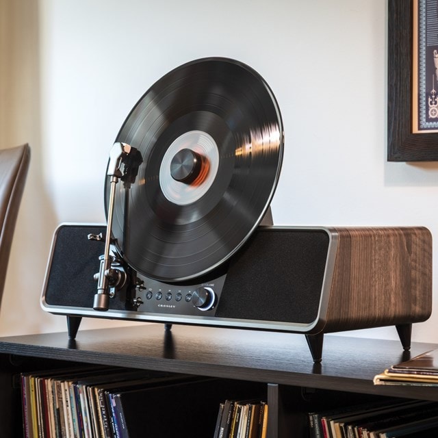 Crosley Beck Walnut Fully Automatic Vertical Turntable - 16