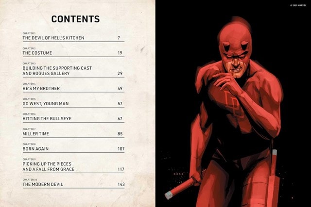 Daredevil The Illustrated History Hardback - 2