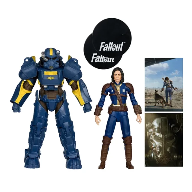 T-60 Vault-Tec And Sole Survivor Fallout 76 McFarlane Figurine 2 Pack - 3