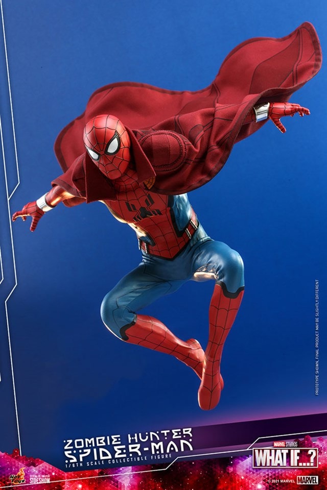 1:6 Zombie Hunter Spider-Man: What If...? Hot Toys Figure - 5