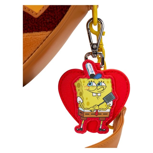 Krabby Patty SpongeBob SquarePants Plush Loungefly Crossbody Bag - 6