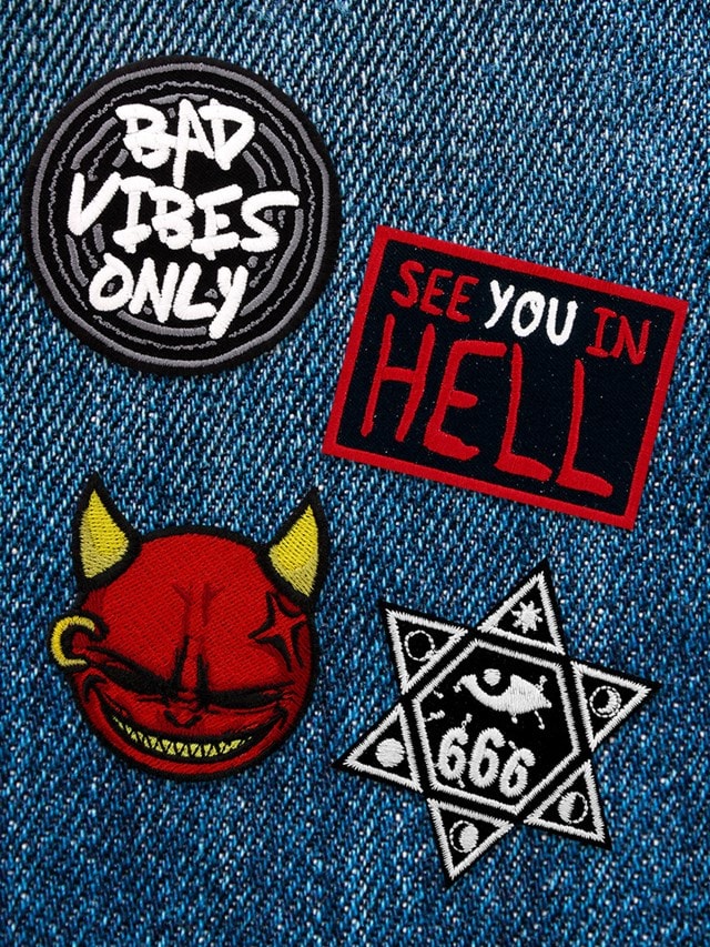 Hell Iron On Patch Pack - 2