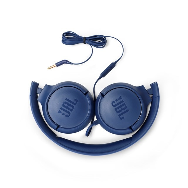 JBL Tune 500 Blue Headphones - 4