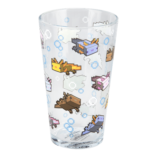 Axolotl Minecraft Glass - 1