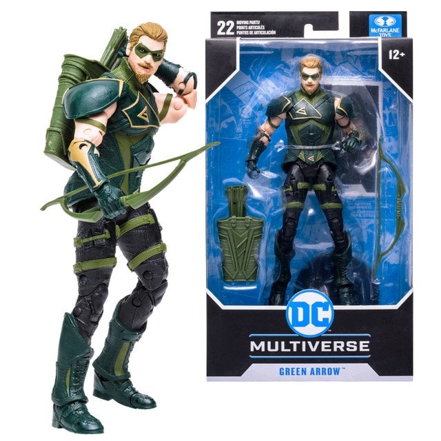 Green Arrow Wave 7 DC Gaming Action Figure With Chance of Platinum Edition Figure - 2