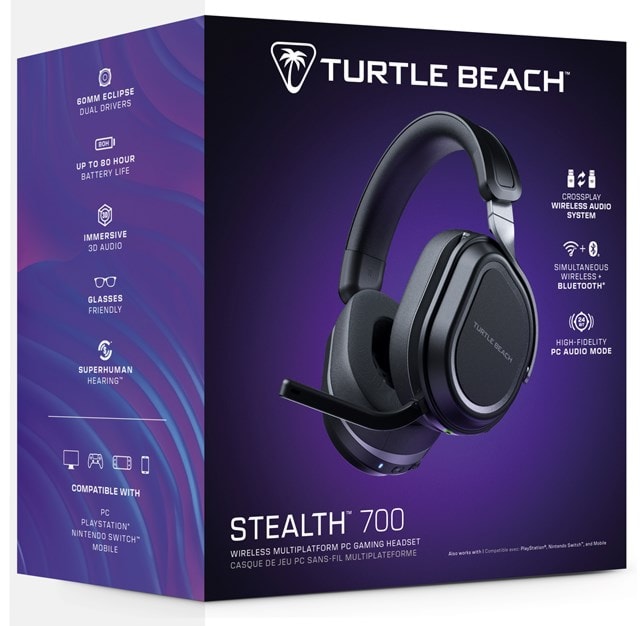 Turtle Beach Stealth 700 Gen 3 PC Gaming Headset - Black - 8