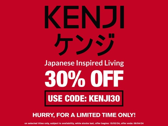 Kenji 30% Off - Use Code: KENJI30