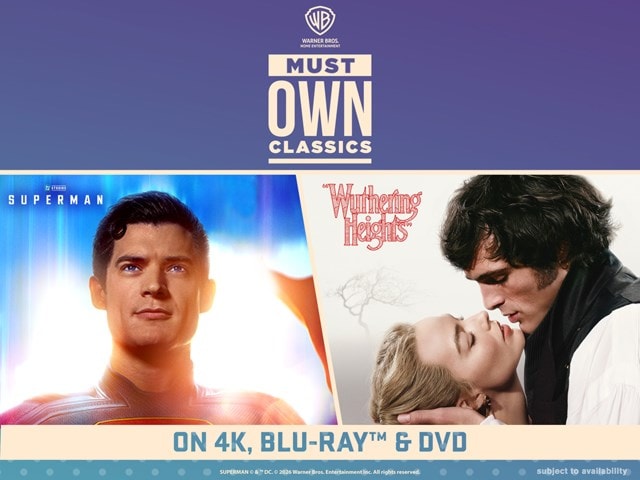 Warner Bros Must Own Classics - Offers on 4K Ultra HD, Blu-ray & DVD