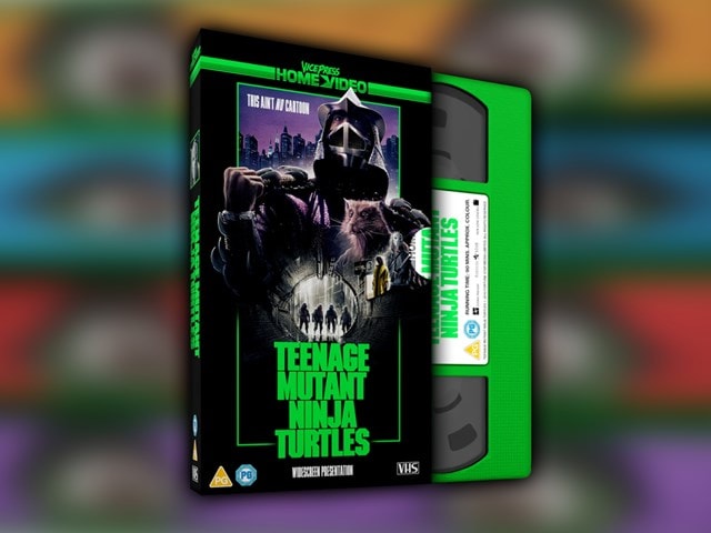 teenage mutant ninja turtles vice press vhs