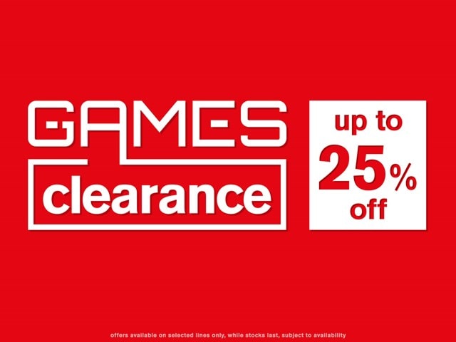 Games Clearance