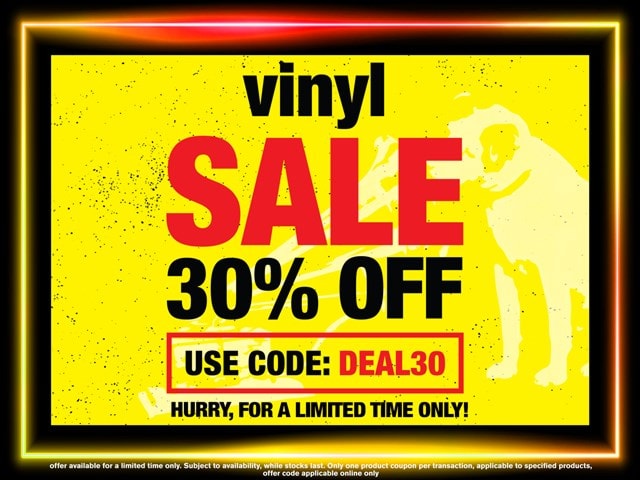 Vinyl Sale 30% Off