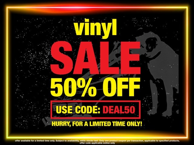 Vinyl Sale 50% Off