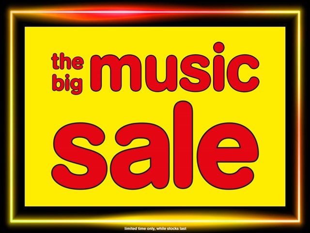 The Big Sale on Music