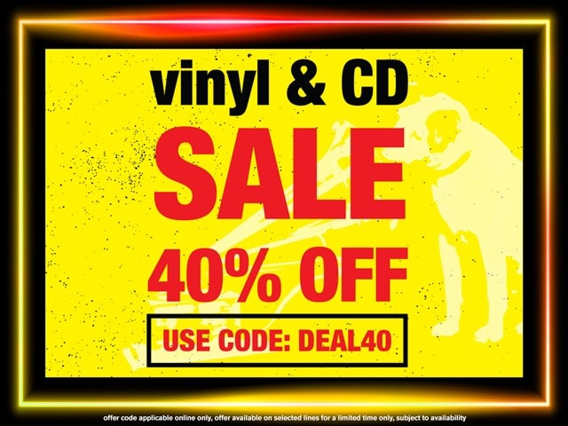 Vinyl & CD Offers - 40% use code DEAL40
