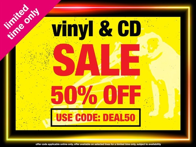 Vinyl & CD Offers - 50% use code DEAL50