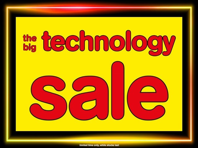 The Big Sale on Technology