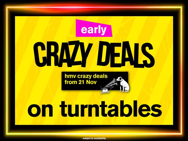 Early Black Friday Crazy Deals on Turntables