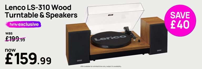 LS-310 Wood Turntable & Speakers