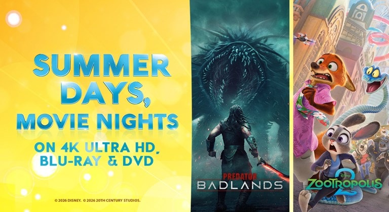 Disney Summer Days Movie Nights Promotion on 4K Ultra HD, Blu-ray & DVD