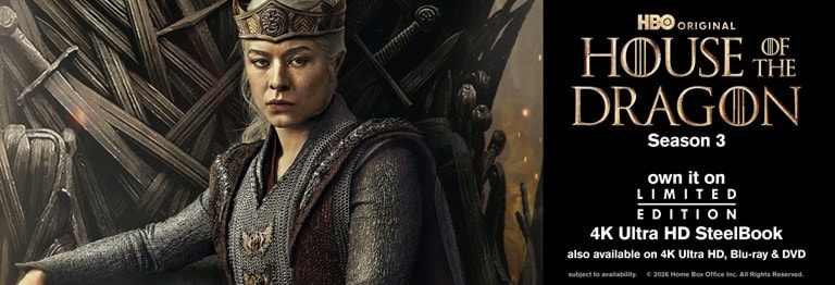 House of the Dragon Season 3 Limited Edition 4K Ultra HD SteelBook