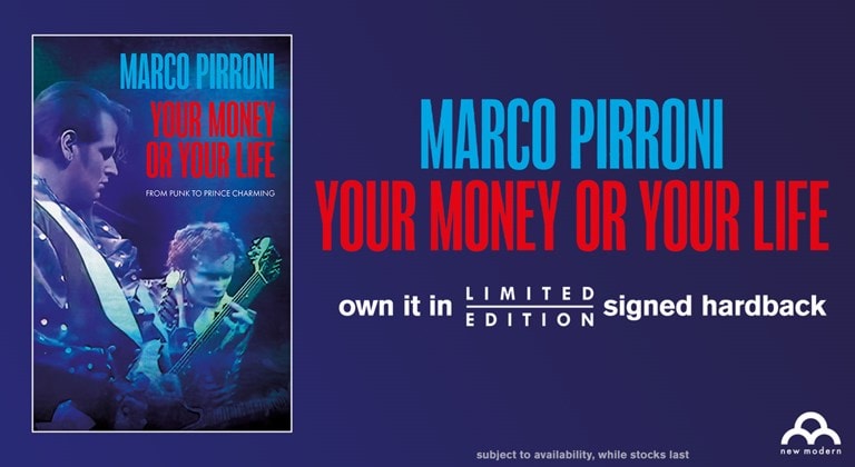 Your Money Or Your Life limited Signed Hardback By Marco Pirroni
