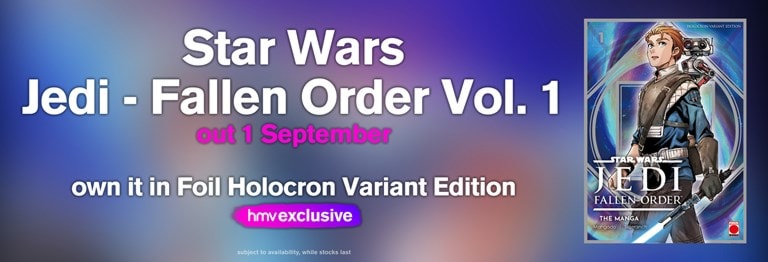 Shop hmv Exclusive Star Wars Jedi - Fallen Order Volume 1 Foil Holocron Variant Edition. Pre-order Now