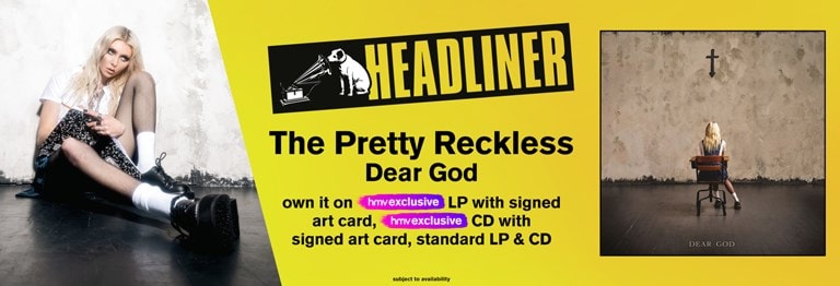 Shop The Pretty Reckless new album 'Dear God' and catalogue on CD & Vinyl