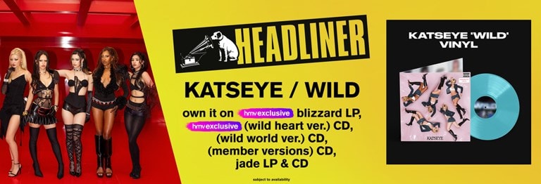 Shop KATSEYE's new album 'WILD' and catalogue on CD & Vinyl