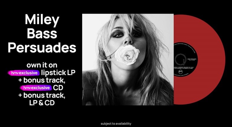 Shop Miley's new album 'Bass Persuades' and catalogue on CD & Vinyl