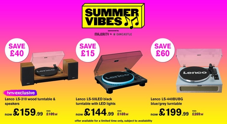 Summer Vibes: Lenco Turntable Offers