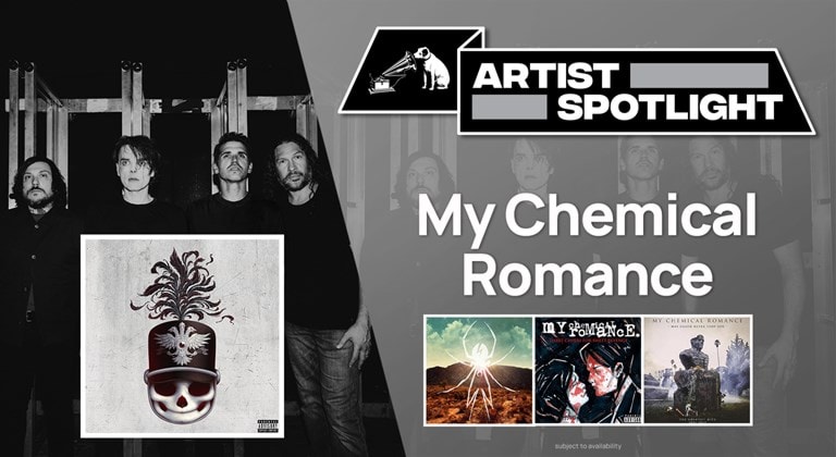 Shop My Chemical Romance's album 'The Black Parade' and catalogue on CD & Vinyl