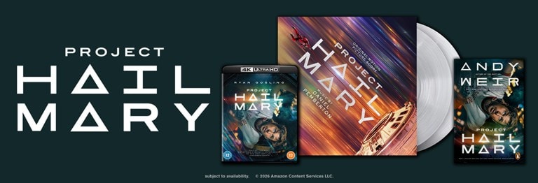 project hail mary 4k blu-ray dvd vinyl book