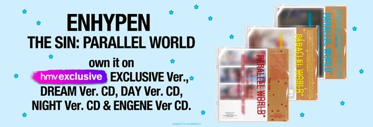 Shop ENHYPEN'S new album 'THE SIN: PARALLEL WORLD' and catalogue on CD & Vinyl