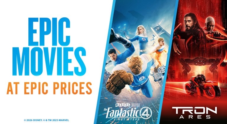 Disney Epic Movies Promotion on 4K Ultra HD, Blu-ray & DVD