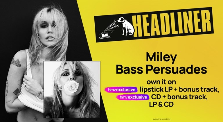 Shop Miley's new album 'Bass Persuades' and catalogue on CD & Vinyl