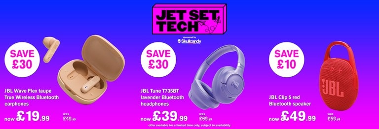 Save on selected JBL lines 