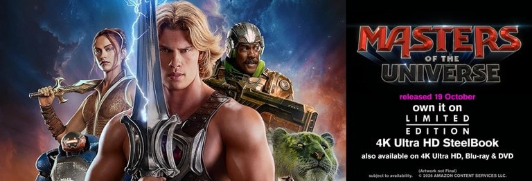 Masters of the Universe 4K SteelBook, 4K Ultra HD, Blu-ray & DVD