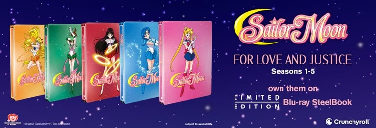 Sailor Moon Limited Edition Blu-ray SteelBooks Pre-order Now